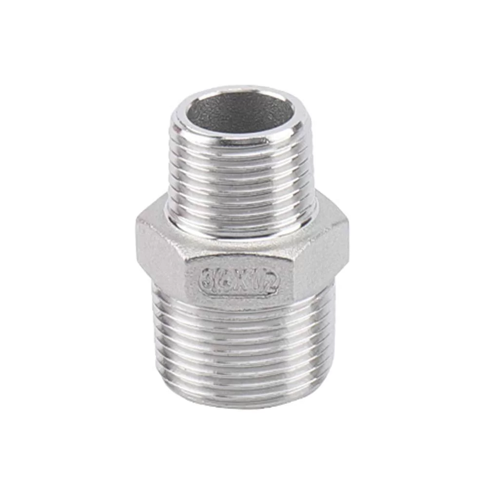 Stainless Steel Hexagonal Threaded Reducing Pipe Fittings