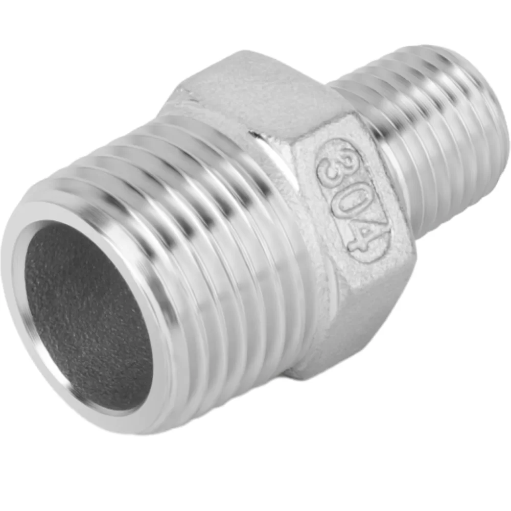 Stainless Steel Hexagonal Threaded Reducing Pipe Fittings