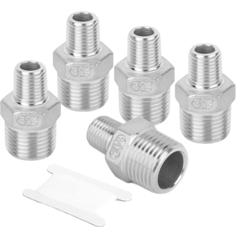 Stainless Steel Hexagonal Threaded Reducing Pipe Fittings