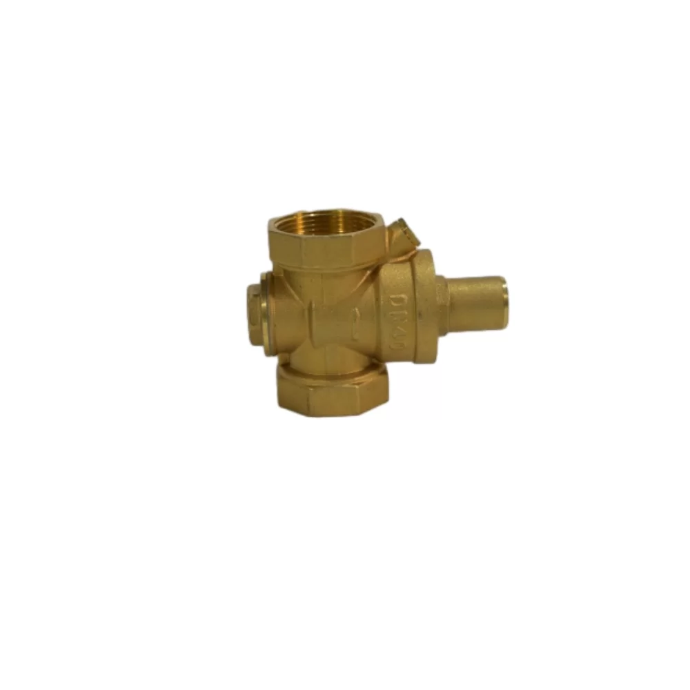 Brass T-Way Threaded Valve